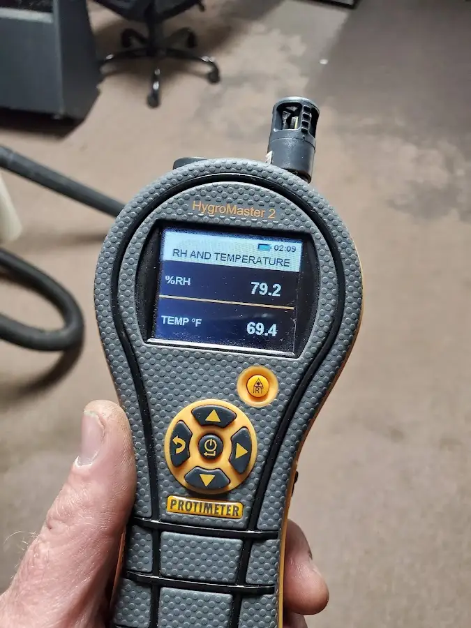Moisture meter humidity assessment for Mold Remediation & Removal in South Lebanon